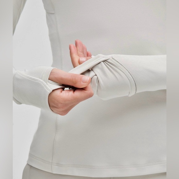 It’s Rulu Long Sleeve Top (NWT) Lululemon, size XS, color DoveGrey - Picture 9 of 11